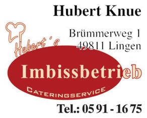 Kulinarische Grüße aus Lingen, wünscht das gesamte Team von Hubert Knue Partyservice